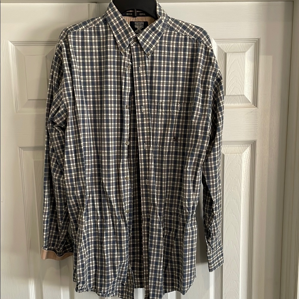 Men's Plaid 20X Button-Down Shirt
